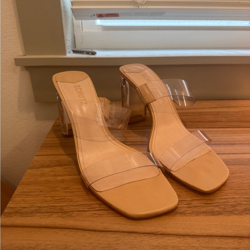 SCHUTZ Clear Heels